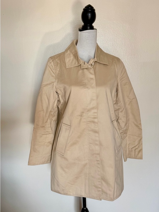 Coach Jackets & Blazers - Coach Beige Single-Breasted Trench Coat